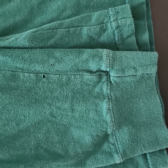 The North Face Men's L/S Long Sleeve Tee T-shirt -Emerald Green /TNF Black Sz-M - Picture 9 of 10